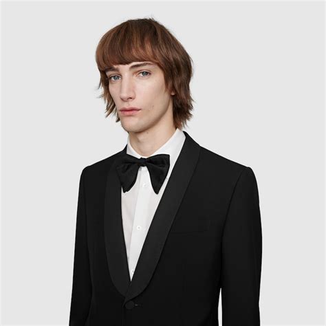 gucci vegan tuxedo|Gucci tapered wool suit.